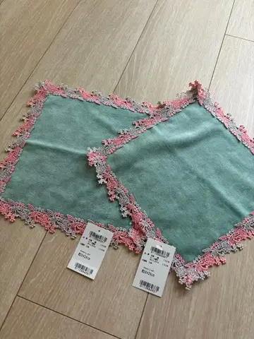 새상품 근택 레이스 타월 손수건