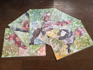 5등분의 신부 코모레비 아트 클리어 파일 5장 세트