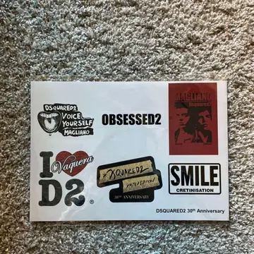 DSQUARED2 30주년 기념 스티커 세트