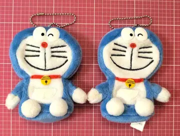 [도라에몽] 레트로 마스코트 볼체인 2000년 2개 세트