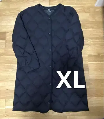 시착만 한 상품 UNIQLO 울트라 라이트 다운 릴랙스 코트 블랙 XL