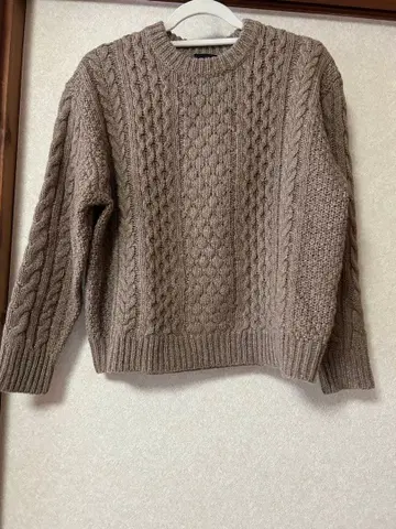 오오카와 올빼미 니트 스웨터