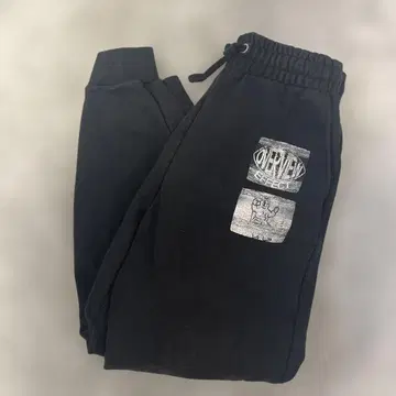 Calvin Klein 블랙 스웨트 팬츠 M