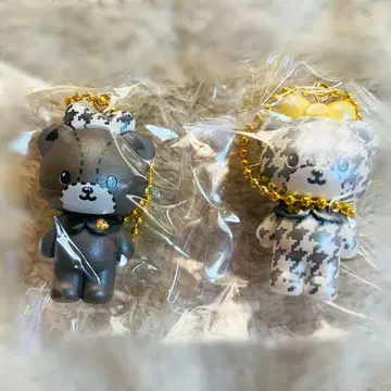 시크릿 마스코트 참 흑백 걸리시 쌍둥이 코디 타이니 참