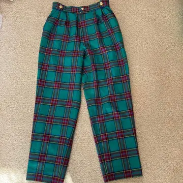 STEFANOJOFRE 타탄 체크 팬츠