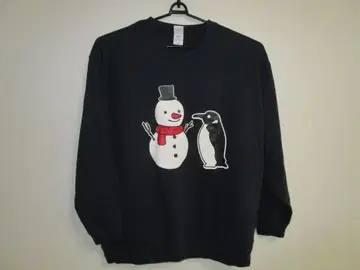 USA 수베니어 눈사람 펭귄 맨투맨 XXL 트레이닝복