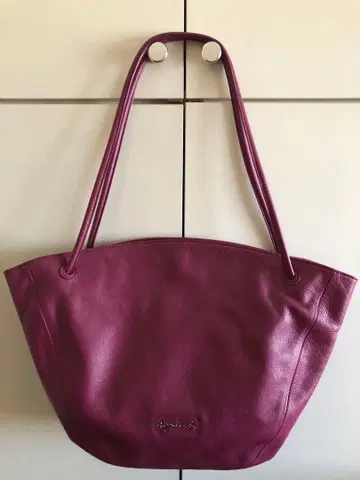 agnis b 가죽 토트백