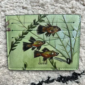 dunhill 카드 케이스 명함지갑 아쿠아리움