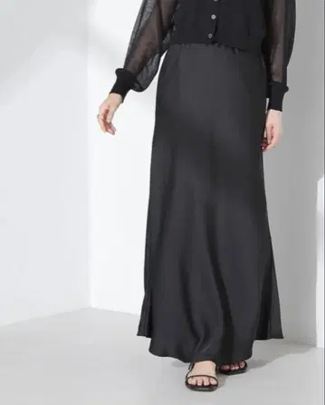 nano universe 나노 유니버스 새틴 롱 스커트