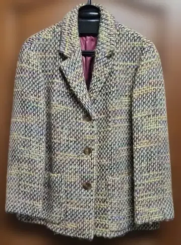 이탈리아제 컬러풀 트위드 자켓