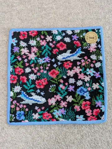 페일러 FEILER ANA 뮬뮬뮬 손수건 (블루) 미사용 새상품