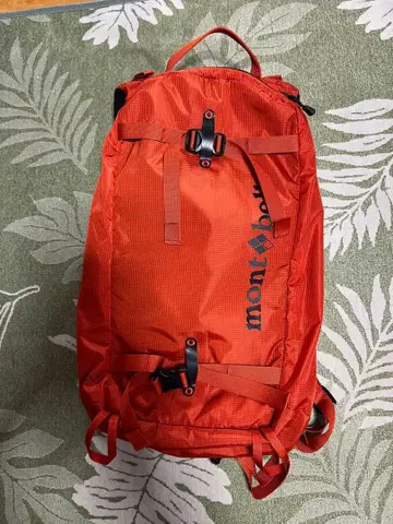 mont-bell 오렌지 백팩 폴라인 팩 15