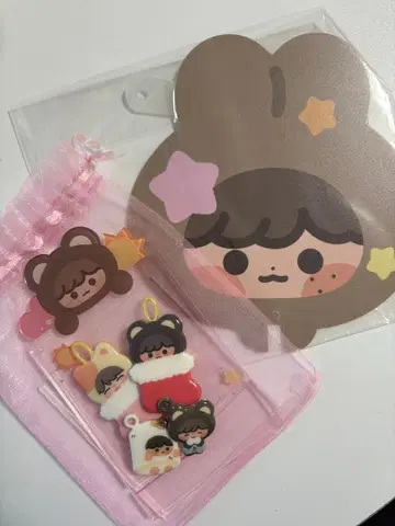 다님 헤찬 아크릴 스탠드 키링 부채