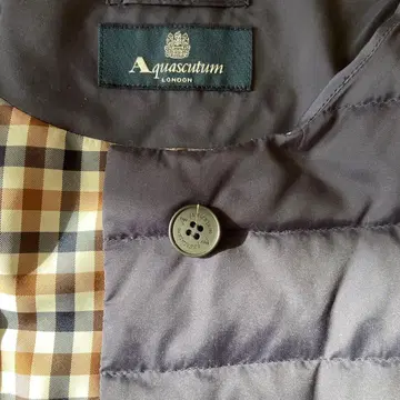 아쿠아 스큐텀 다운 코트 네이비 2L 사이즈