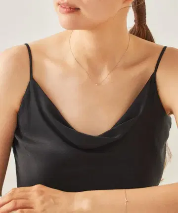 ete 다이아몬드 목걸이 핑크 골드