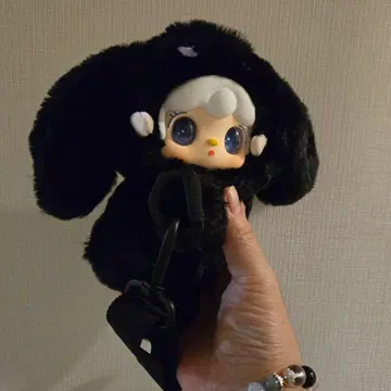 Yooki  미니 파우치 블랙 토끼