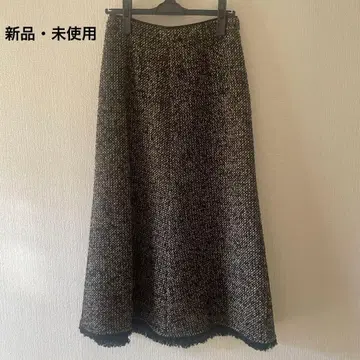 green lebel relaxing 트위드 스커트 유나이티드 애로우즈