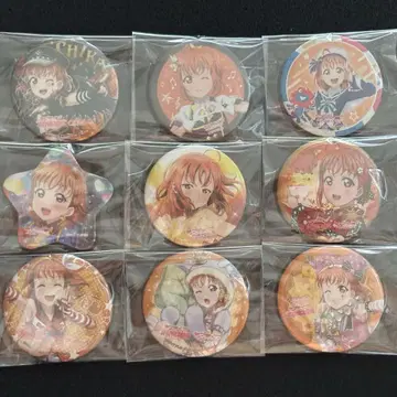 Aqours 타카미 치카 캔뱃지 묶음 판매