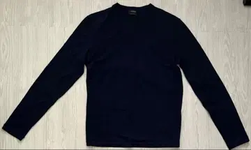 [ 거의 새상품 ] JIL SANDER 네이비 V넥 긴팔 니트