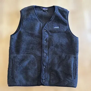 patagonia 플리스 베스트 L 블랙 로스 가토스