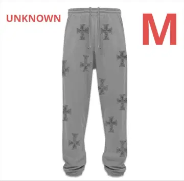 [ 미사용 새상품 ] 언노운 스웨트 팬츠 그레이 M