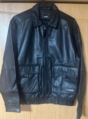 엑스걸 가죽 자켓 X-girl