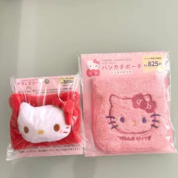 산리오 카페 슬리브 손수건 파우치 헬로키티 2