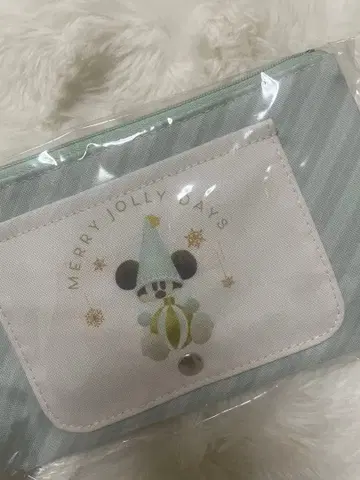 디즈니 크리스마스 리루린린 수베니어 손수건 캐리