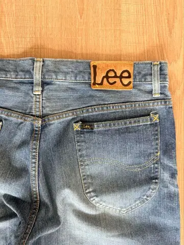 리 스트레이트 데님 팬츠 블루 남성용