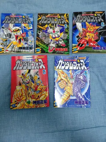 모자 꽁지 코믹 건담 포스 칸다 마사히로 전 5권 세트 초판