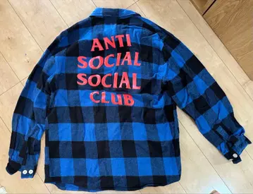 ANTI SOCIAL SOCIAL CLUB 체크 플란넬 셔츠 L