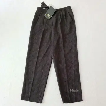 새상품급 레리안 빅 사이즈 13 스트라이프 슬랙스 밑단 기장 수선 완료