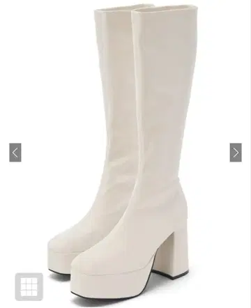 grl 그레일 울트라 스트레치 청키힐 롱 부츠