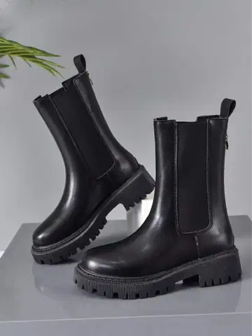 사이드 고어 부츠 첼시 부츠 부츠 38