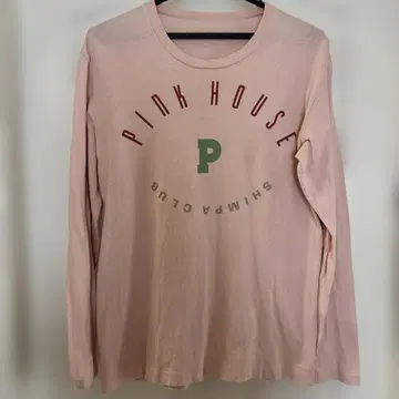 PINK HOUSE 긴팔 T셔츠 핑크 L 사이즈 빈티지 상품