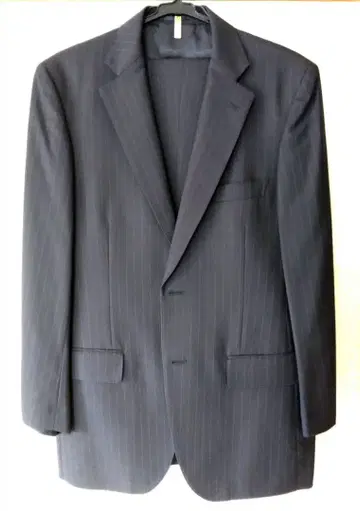 던힐 Dunhill 다크 네이비 스트라이프 비즈니스 정장