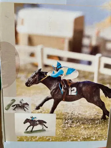 슐라이히 말과 기수 말 돌보는 사람