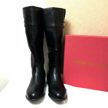 미사용 새상품!! Oriental Traffic 블랙 롱 부츠 M 사이즈