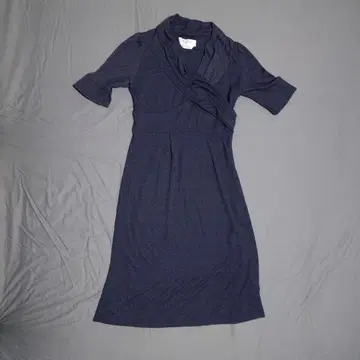 kayMe 케이미 그레이 무릎 기장 드레이프 원피스 7호