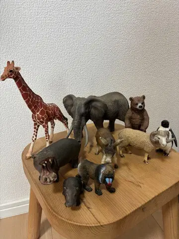 슐라이히 동물 피규어 9체 세트