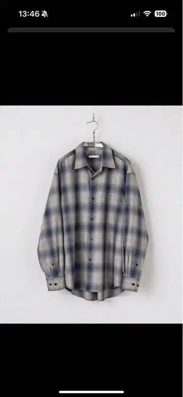 wym lidnm 빈티지 체크 셔츠 사이즈:S