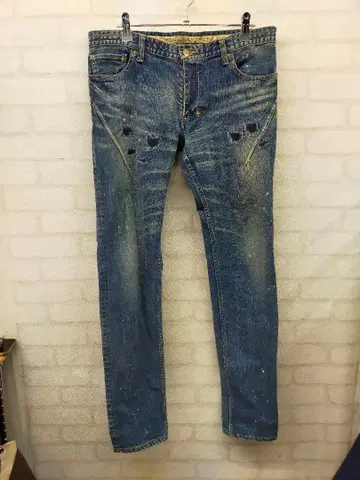 Number (n)ine repaired slim fit jeans
