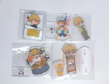 귀멸의 칼날 ufotable 아크릴 스탠드 아크링 키링 젠이츠 세트