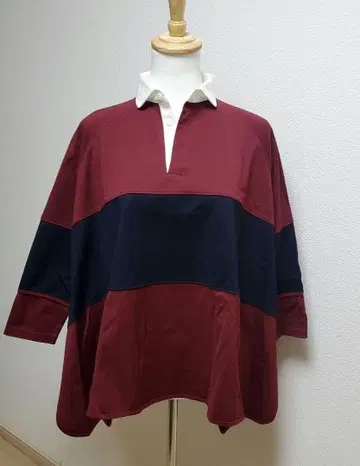 새상품 COG THE BIG SMOKE 라거 셔츠 버건디/네이비