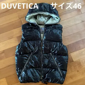 인기 색상! 새상품급 DUVETICA 블랙 다운 베스트 46