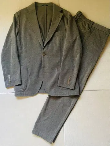 매킨토시 런던 수트 자켓 팬츠 브라운 M