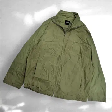 휴고보스 집업 나일론 자켓 빅 사이즈 50 그린 ( C4