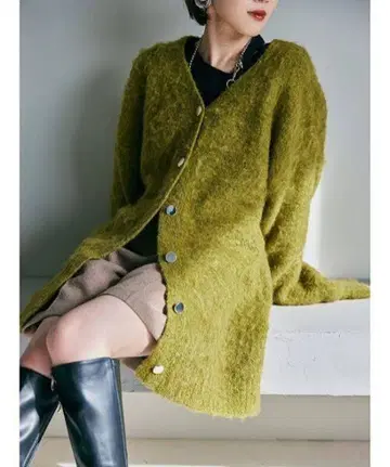 MURUA 2WAY 오버 니트 가디건