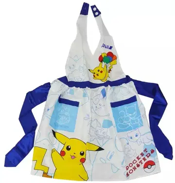 미사용 레어 포켓몬 제트 에이프런 성인용 ANA