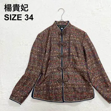 양귀비 차이나 블라우스 자켓 올 패턴 자수 동양풍 코스프레 (867)